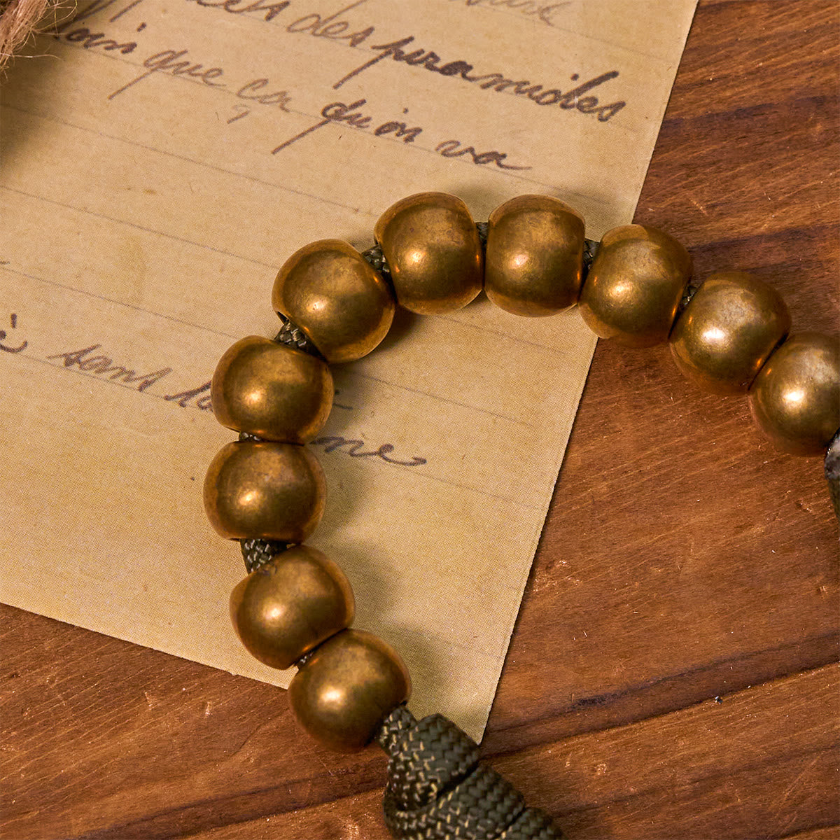 FREE Today: St. Benedict Protection All-Place Portable Bronze Beads Nylon Cord Pocket Rosary