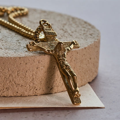 FREE Today: Christ Jewelry Crucifix Pendant Charm Necklace