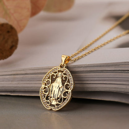FREE Today: Our Lady Three-Design Necklace: Steady Companion for Quiet Routines