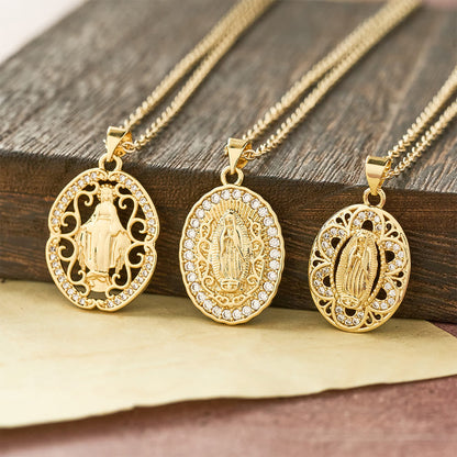 FREE Today: Our Lady Three-Design Necklace: Steady Companion for Quiet Routines