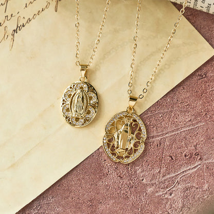 FREE Today: Our Lady Three-Design Necklace: Steady Companion for Quiet Routines