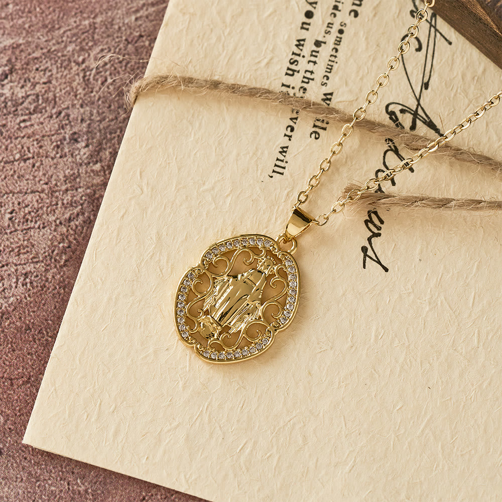 FREE Today: Our Lady Three-Design Necklace: Steady Companion for Quiet Routines
