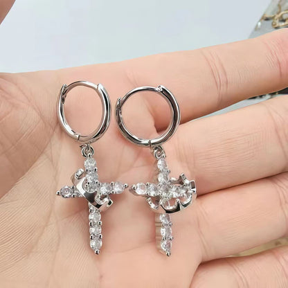 FREE Today: Modern Crowned in Faith Cross Necklace, Earrings
