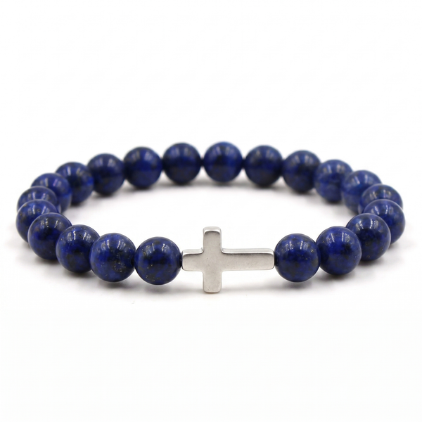 Midnight Cross Bracelet