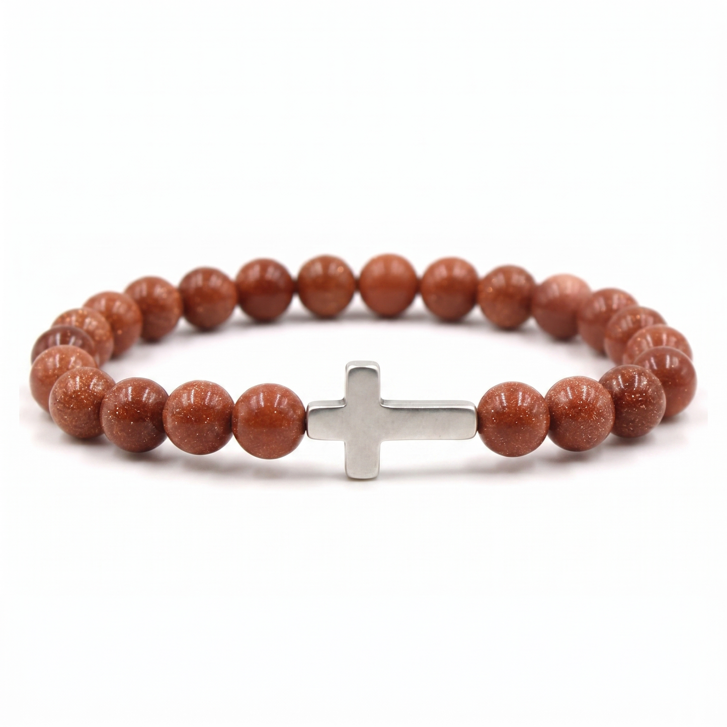 Auburn Cross Bracelet