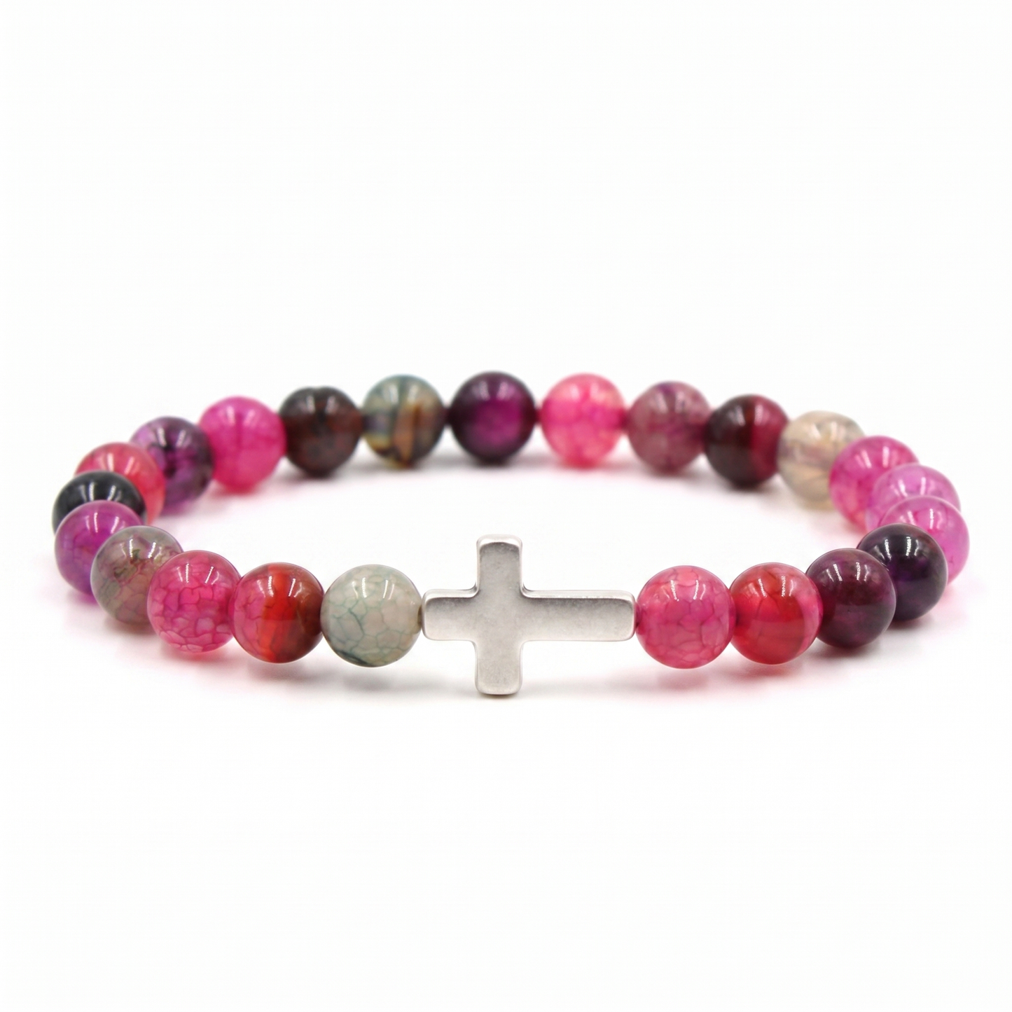 Rose Garden Cross Bracelet