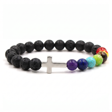 Unity Black Cross Bracelet