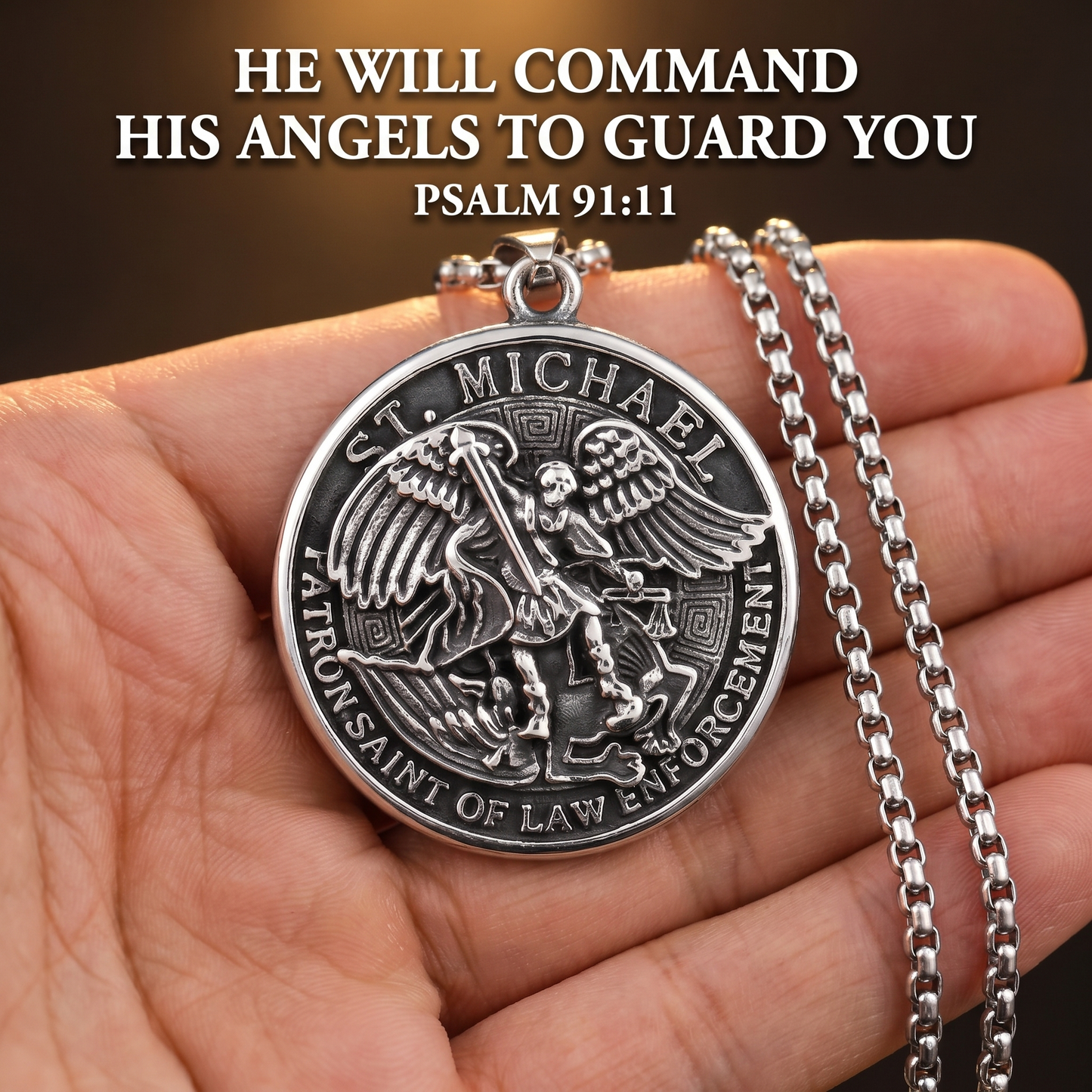 Archangel Shield Necklace