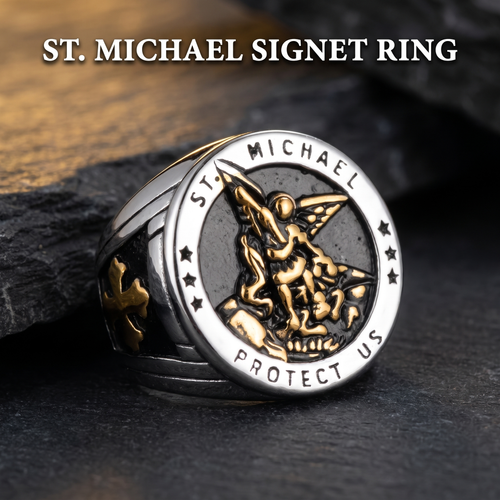 St. Michael Signet Ring