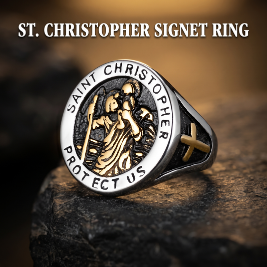 St. Christopher Signet Ring VIP