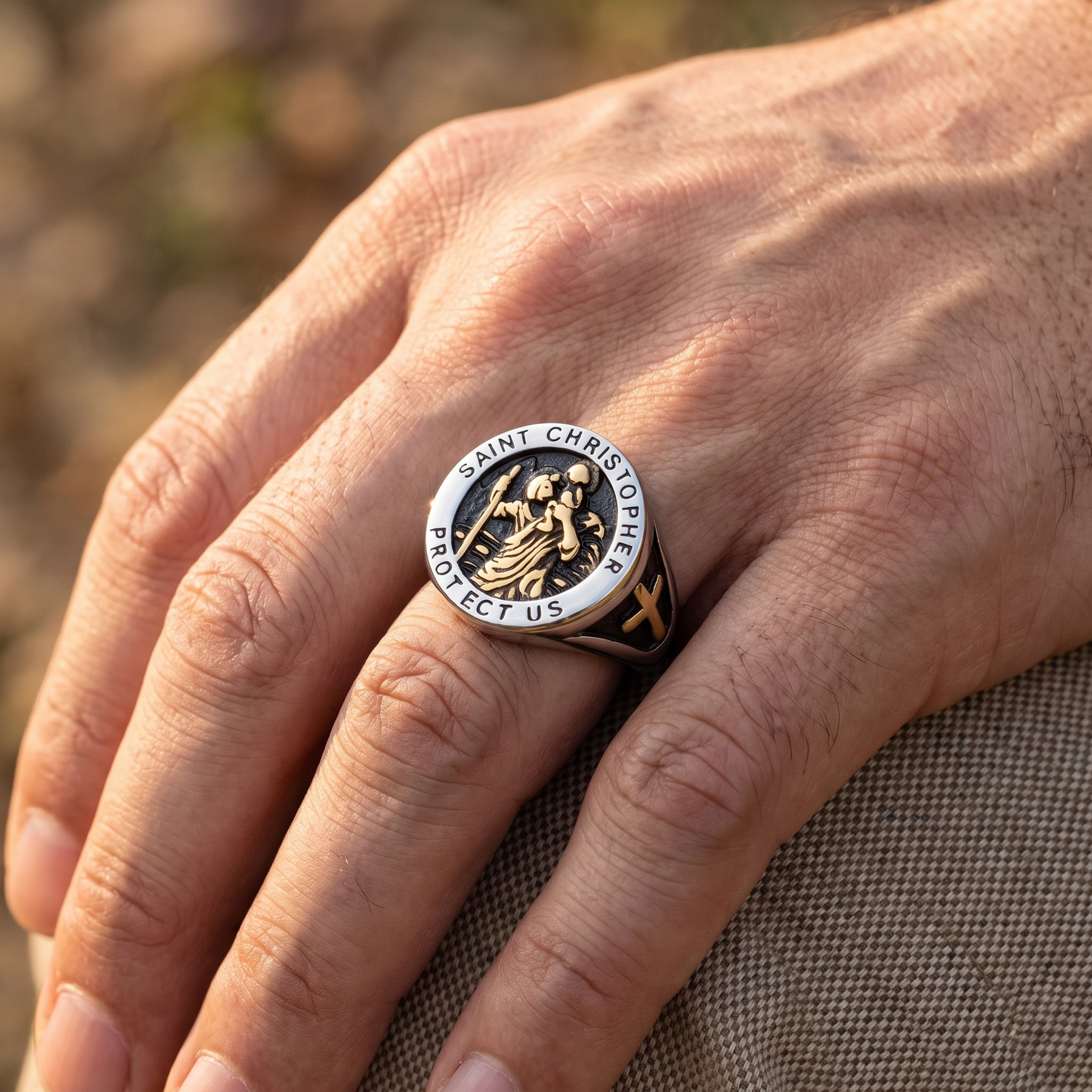 St. Christopher Signet Ring