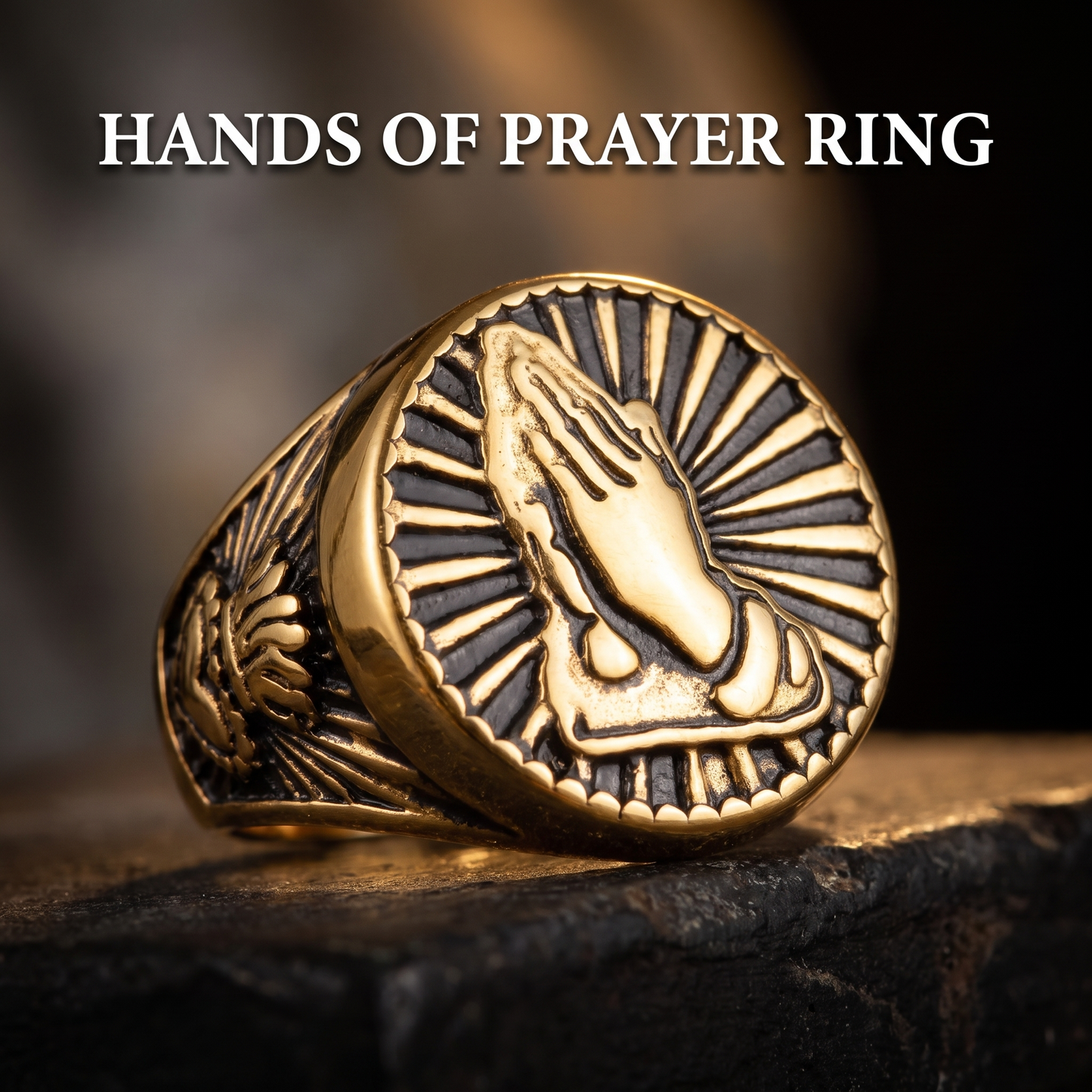 Hands Of Prayer Ring