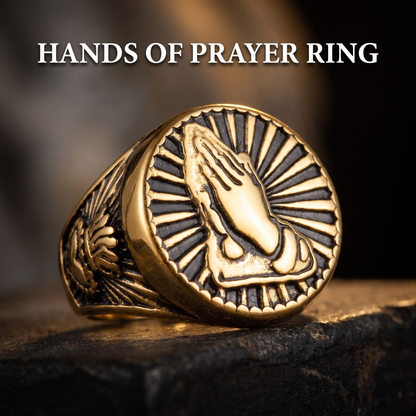 Hands Of Prayer Ring